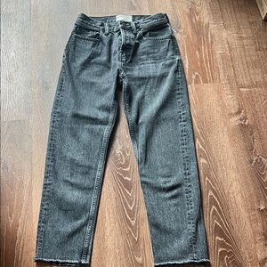 Everlane Dark Gray Straight Jeans 23